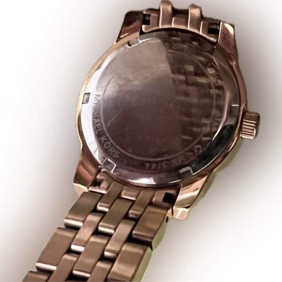 Michael Kors Women's MK3744 Ritz Rose Gold-Tone Watch - Picture 10 of 16